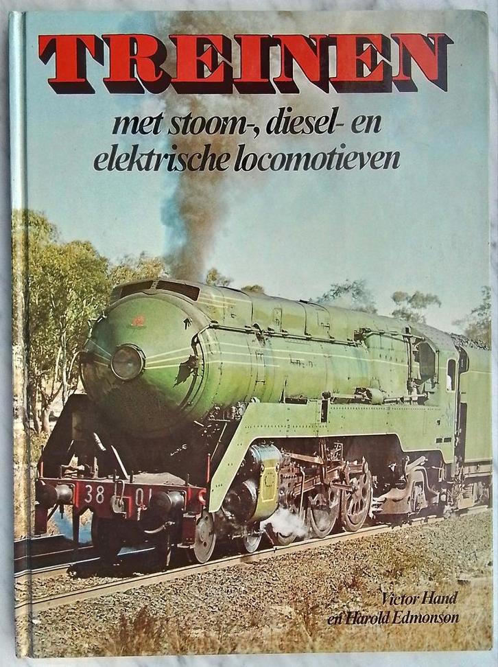 TREINEN met stoom-, diesel- en elektrische motoren, Verzamelen, Spoorwegen en Tramwegen, Gebruikt, Trein, Boek of Tijdschrift
