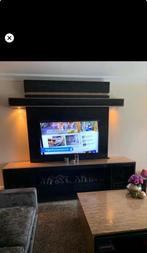 Manhattan TV Meubel met Faber Haard, Ophalen, Overige materialen, Zo goed als nieuw, 200 cm of meer