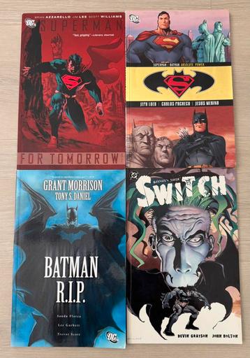 4x DC Comics | Superman | Batman | Joker beschikbaar voor biedingen