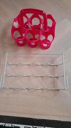 Flessenrek 2 soorten, Ophalen, Zo goed als nieuw