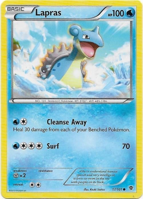 Plasma Blast,  Lapras [common] 17/101, Verzenden, Nieuw, Losse kaart