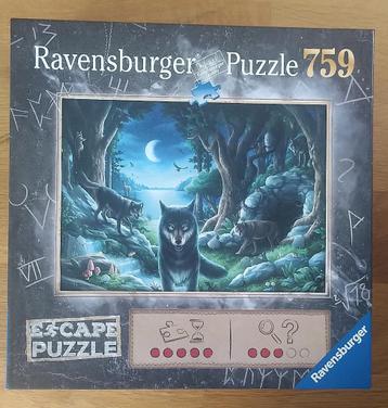 Escape puzzel wolven 759 stukjes beschikbaar voor biedingen