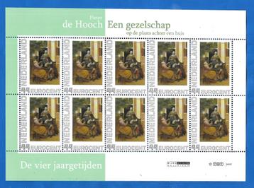 NVPH 2563 Af 8 Vel - De Vier Jaargetijden - Een gezelschap   beschikbaar voor biedingen
