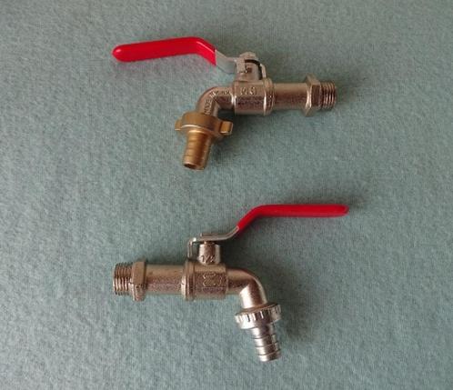 Kogelkraan, tapkraan, regenton kraan, sierkraan, Doe-het-zelf en Verbouw, Sanitair, Nieuw, Kraan, Chroom, Ophalen of Verzenden