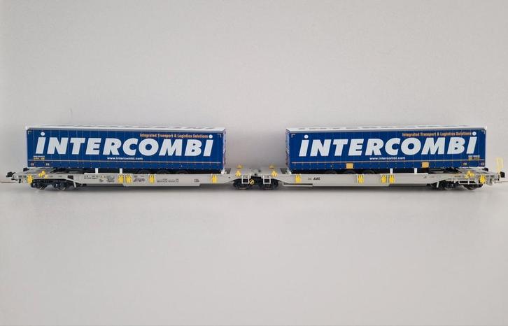 Roco 67395 T2000 AAE Intercombi KLV container, Hobby en Vrije tijd, Modeltreinen | H0, Zo goed als nieuw, Wagon, Gelijkstroom