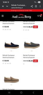 REHAB blauwe en grijze herenschoenen maat 42, Kleding | Heren, Schoenen, Blauw, Nieuw, Ophalen of Verzenden, Rehab