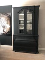 Unieke Zwarte Buffetkast, Huis en Inrichting, Gebruikt, 200 cm of meer, Overige houtsoorten, 50 tot 75 cm