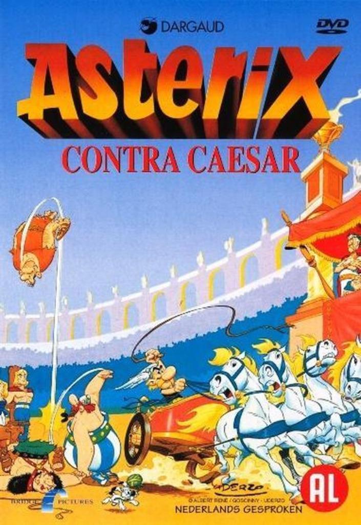 Asterix Contra Caesar DVD, Cd's en Dvd's, Dvd's | Tekenfilms en Animatie, Zo goed als nieuw, Europees, Tekenfilm, Alle leeftijden