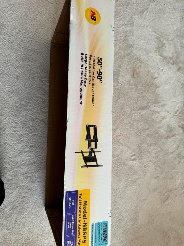 Tv muurbeugel draaibaar, Audio, Tv en Foto, Televisiebeugels, Nieuw, Ophalen of Verzenden