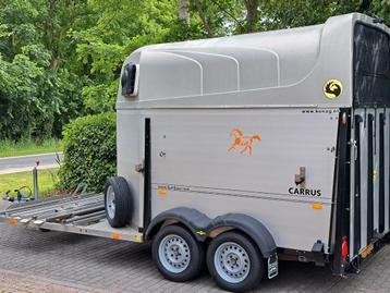 SCHITTERENDE VOLLEDIG ALUMINIUM 2 PAARDS MEN/KOETSENTRAILER! beschikbaar voor biedingen