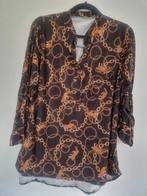 Leuke blouse met Tijgerprint, Maat 38/40 (M), Ophalen of Verzenden, Bruin, Zo goed als nieuw