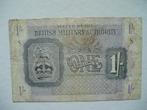540. Groot Britanië, BMA 1 shilling 1943 WW II., Verzenden, Overige landen, Los biljet