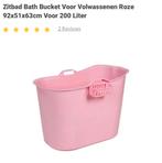 Roze Zitbad voor Volwassenen - 200 Liter, Ophalen, Gebruikt, Overige typen, Minder dan 100 cm