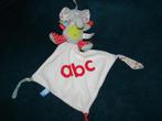 tiamo knuffeldoekje olifant ABC pieper, Kinderen en Baby's, Speelgoed | Knuffels en Pluche, Ophalen of Verzenden, Zo goed als nieuw