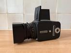 Hasselblad 500CM + A12 6x6 Film Back Magazine + CF 80mm Lens, Ophalen of Verzenden, Gebruikt