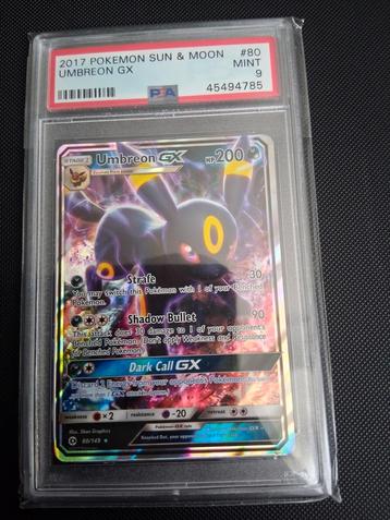 Umbreon GX 80/149 - Sun & Moon - PSA 9 beschikbaar voor biedingen
