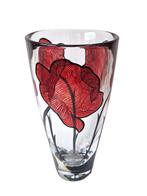 Kosta Boda - Zware vaas "Tattoo" van Ludvig Löfgren -, Antiek en Kunst, Antiek | Glas en Kristal, Ophalen of Verzenden