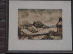 Cornelis G. van Leeuwen (1892-1949) Oud Charlois Rotterdam, Antiek en Kunst, Kunst | Schilderijen | Klassiek, Ophalen of Verzenden