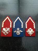 3 generaal kraagspiegels bevo, Verzamelen, Militaria | Algemeen, Embleem of Badge, Nederland, Ophalen of Verzenden, Landmacht