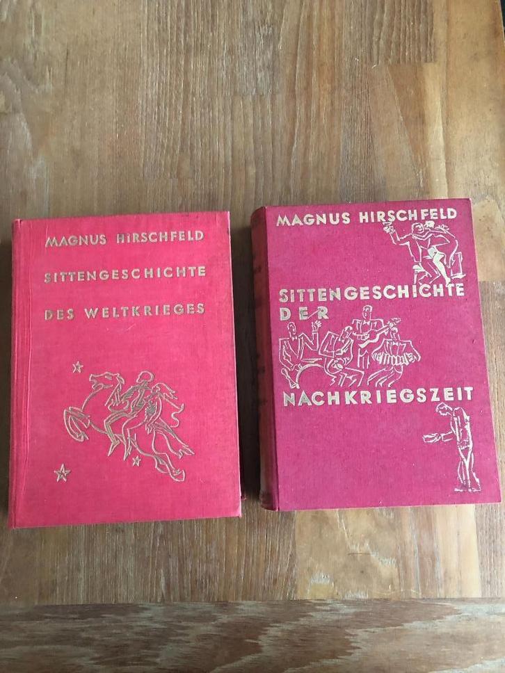 2x Magnus Hirschfeld: Sittengeschichte des Weltkrieges (2e, Boeken, Kunst en Cultuur | Beeldend, Gelezen, Verzenden