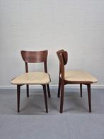 Set (2) vintage Mid-Century stoelen/eetkamerstoelen., Huis en Inrichting, Stoelen, Ophalen of Verzenden, ., ., .