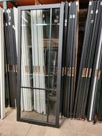 88x231,5cm binnendeur opdek L Staallook zwart rookglas SK23, Ophalen, Zevenaar, 80 tot 100 cm, .