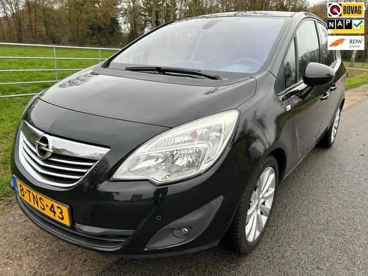 Opel Meriva 1.4 Turbo Cosmo prachtstaat lederen int. stoelve, Auto's, Opel, Bedrijf, Te koop, Meriva, ABS, Airbags, Airconditioning