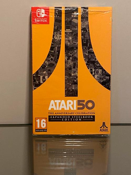 Atari 50 Expanded Steelbook Edition Nintendo Switch, Spelcomputers en Games, Games | Nintendo Switch, Zo goed als nieuw, 1 speler