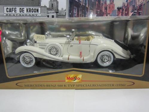 MERCEDES-BENZ 500 K TYP SPECIAL ROADSTER 1936, Hobby en Vrije tijd, Modelauto's | 1:18, Nieuw, Auto, Bburago, Ophalen of Verzenden
