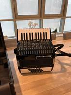 Delicia junior accordeon met koffer en riemen, Ophalen, 48-bas, Met koffer, Toetsaccordeon