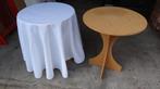 Bijzettafeltjes, Huis en Inrichting, Tafels | Bijzettafels, Ophalen, Overige materialen, Gebruikt, Rond