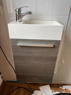 Fonteintje met kastje - Badkamer renovatie, Huis en Inrichting, Minder dan 50 cm, Gebruikt, Ophalen of Verzenden, Minder dan 100 cm