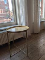 IKEA coffee table yellow/ IKEA bijzettafel geel, 45 tot 60 cm, Minder dan 55 cm, Rond, Ophalen of Verzenden