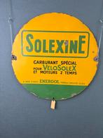 Solex Solexine oud origineel emaille reclamebord 50 cm, Ophalen of Verzenden