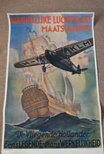 Vintage KLM posters, Verzamelen, Posters, Reclame, Gebruikt, Rechthoekig Staand, Ophalen