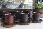 ARABIA "" RUSKA"" Koffiekopjes.6 stuks.7,25 euro/stuk, Keramiek, Ophalen of Verzenden, Zo goed als nieuw, Overige stijlen