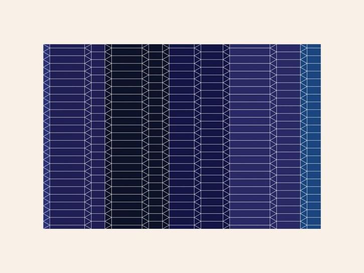 Moooi Carpets ZigZag blauw bij TheReSales, Huis en Inrichting, Stoffering | Tapijten en Kleden, Zo goed als nieuw, 200 cm of meer