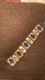 Armband metaal/ koper/ emaille, Antiek en Kunst, Antiek | Emaille, Ophalen of Verzenden