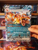 Charizard Ex grote kaart, Hobby en Vrije tijd, Ophalen of Verzenden, Losse kaart, Zo goed als nieuw