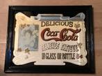 vintage Coca-Cola reclame spiegel, Huis en Inrichting, Woonaccessoires | Spiegels, Ophalen of Verzenden, Zo goed als nieuw, Rechthoekig