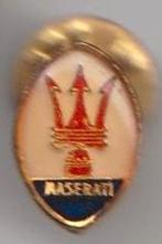 Maserati pin emaille-goudkl., Verzenden, Zo goed als nieuw, Transport