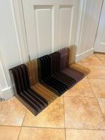 6x Vintage Retro Vinyl LP platen houder rek, Ophalen, Gebruikt, Cd's