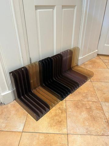 6x Vintage Retro Vinyl LP platen houder rek  beschikbaar voor biedingen