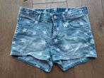 H&M Denim Short Sterren Maat 152, Broek, Gebruikt, Meisje, H&M