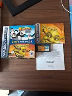 Gameboy Advance: Madagascar/Shrek 2 Fun Pack - compleet, Spelcomputers en Games, Games | Nintendo Game Boy, Avontuur en Actie