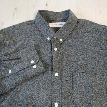 Samsoe Samsoe overhemd L bio katoen grijs beschikbaar voor biedingen