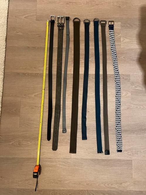 Collectie herenriemen 100-110 cm, Kleding | Heren, Riemen en Ceinturen, Zo goed als nieuw, Riem of Ceintuur, 105 tot 115 cm, Overige kleuren