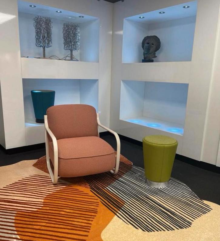 Pode Chap fauteuil in luxe stof NIEUW, Huis en Inrichting, Fauteuils, Nieuw, Stof, Ophalen