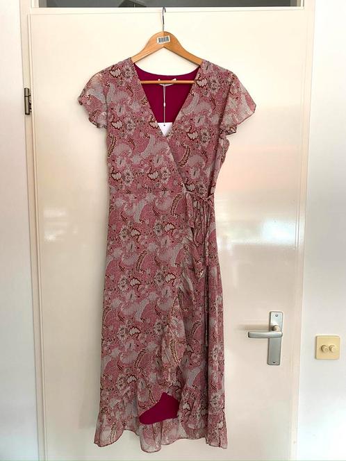 Jurk, Freebird, maat L, NIEUW, nieuwprijs 109,95, bordeaux, Kleding | Dames, Jurken, Nieuw, Maat 38/40 (M), Rood, Onder de knie