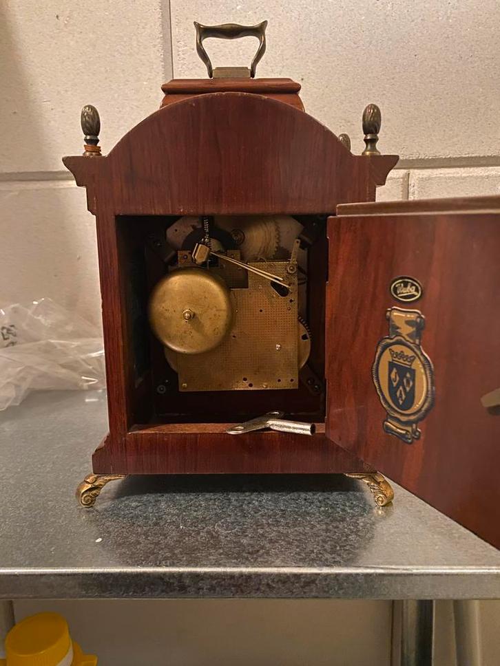 Wuba Tafelklok, Antiek en Kunst, Antiek | Klokken, Ophalen of Verzenden